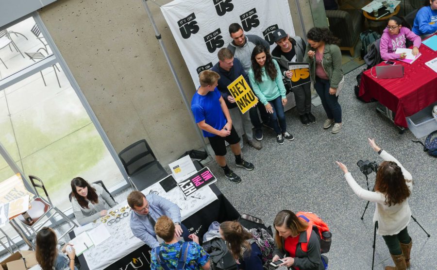 NKU's It's On Us campaign featured a week-long series of events on Sept. 26-30. The campaign has received mixed criticism in light of an ongoing federal lawsuit involving a sexual assault case. 