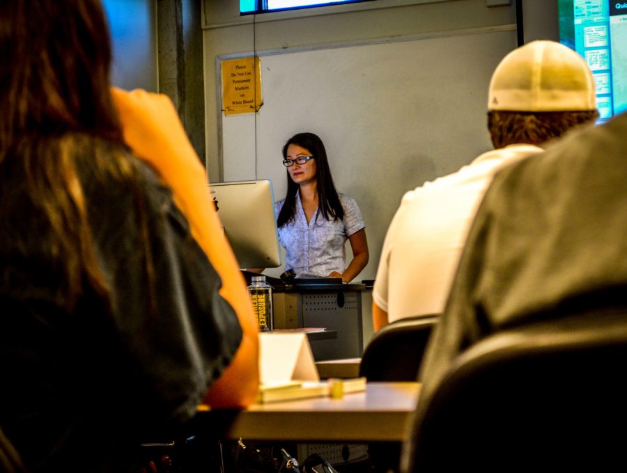 Professor Lin Sun, an NKU alum, was hired to teach Chinese after the program was without an instructor for a year. 