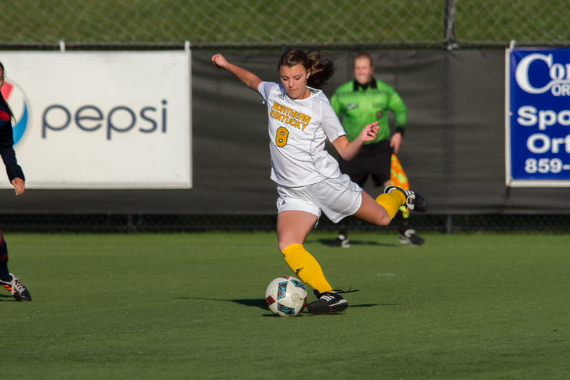 Shawna Zaken scored the only Norse goal in a 1-1 draw with Detroit Mercy Saturday afternoon.