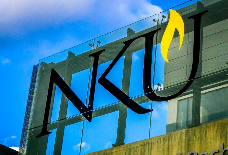 NKUs logo above the Student Union