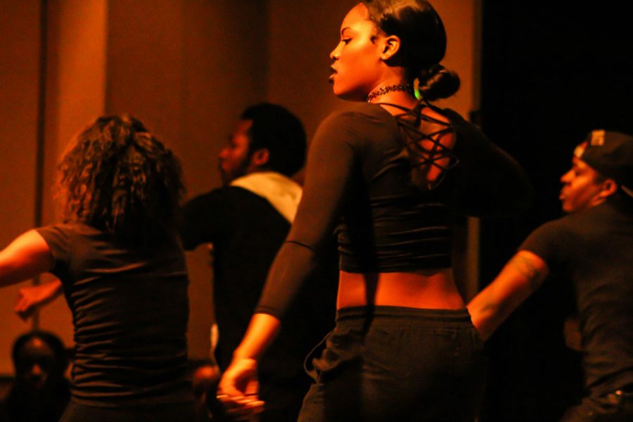 NKU's hip-hop dance team Envy performed halfway through the event. 