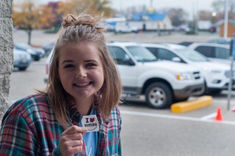 Although Pokemon hunting is always fun, Kellyn Hoffert said her favorite part of the trip was actually getting to vote. 