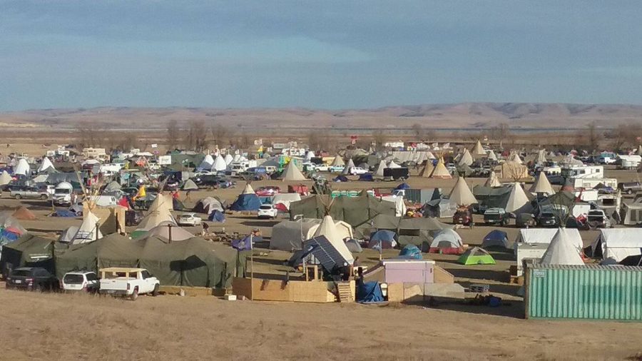 NKU student camps for 3 days, protests Dakota Access Pipeline