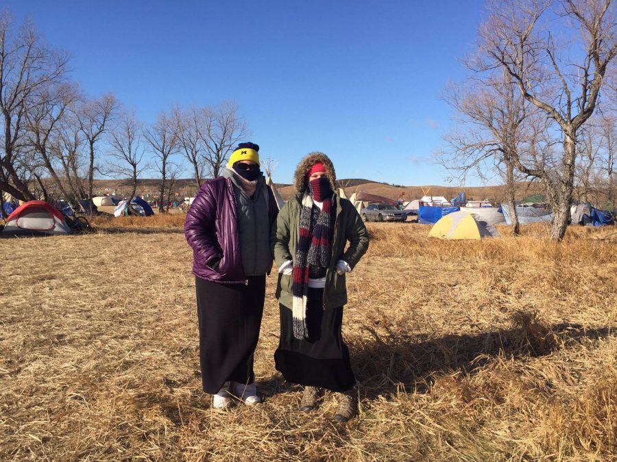 Despite efforts by the police to discourage protestors, Shenefelt said that overall everyone remained positive. She came along with Ellison and her brother, Alan Seifert. 