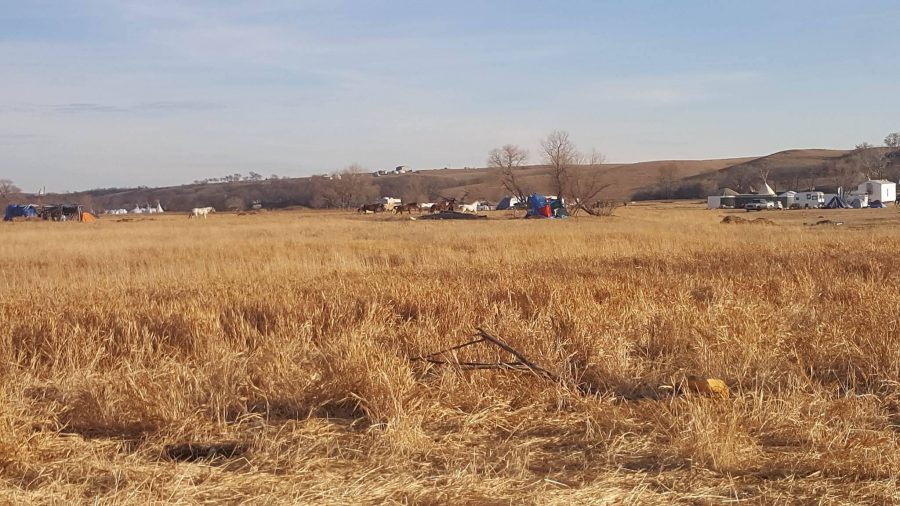 Ellison traveled to Cannonball, North Dakota to protest the Dakota Access Pipeline, a pipeline that would transport crude oil through what the Sioux tribe say is sacred land. 