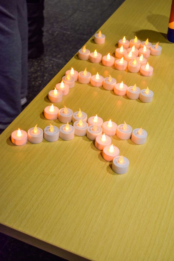 The Candlelight Vigil was held by the African American Programs & Services (AAP&S) and Alpha Phi Alpha. 