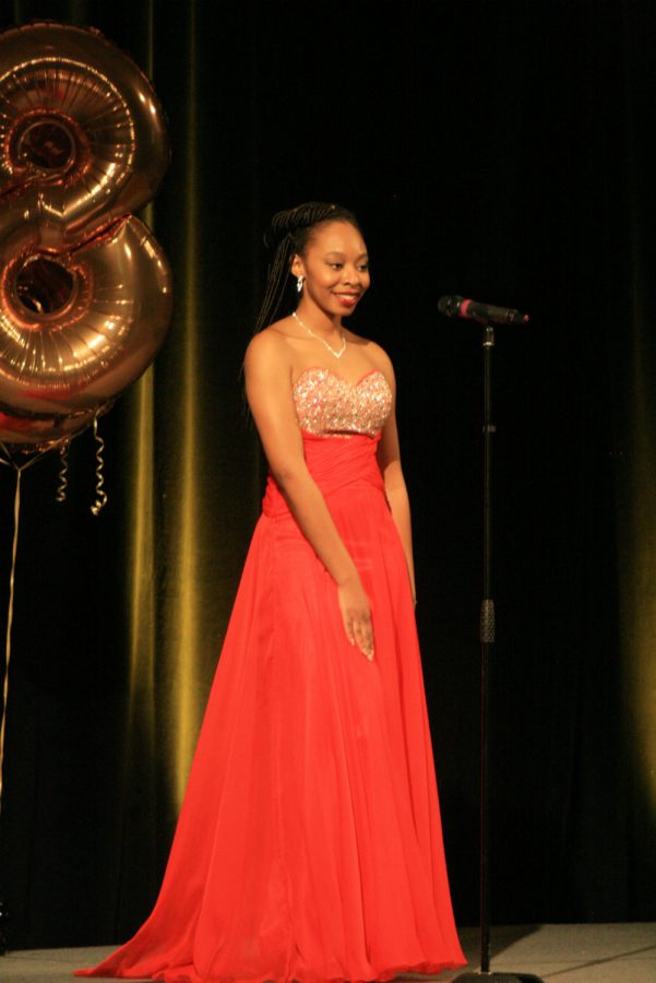 Contestant 7, Sierra Newton, Evening Gown. 