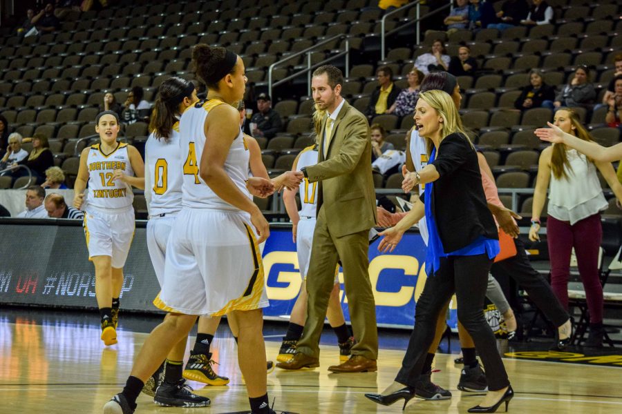The NKU women's basketball team blasted Milwaukee Friday night at BB&T Arena.