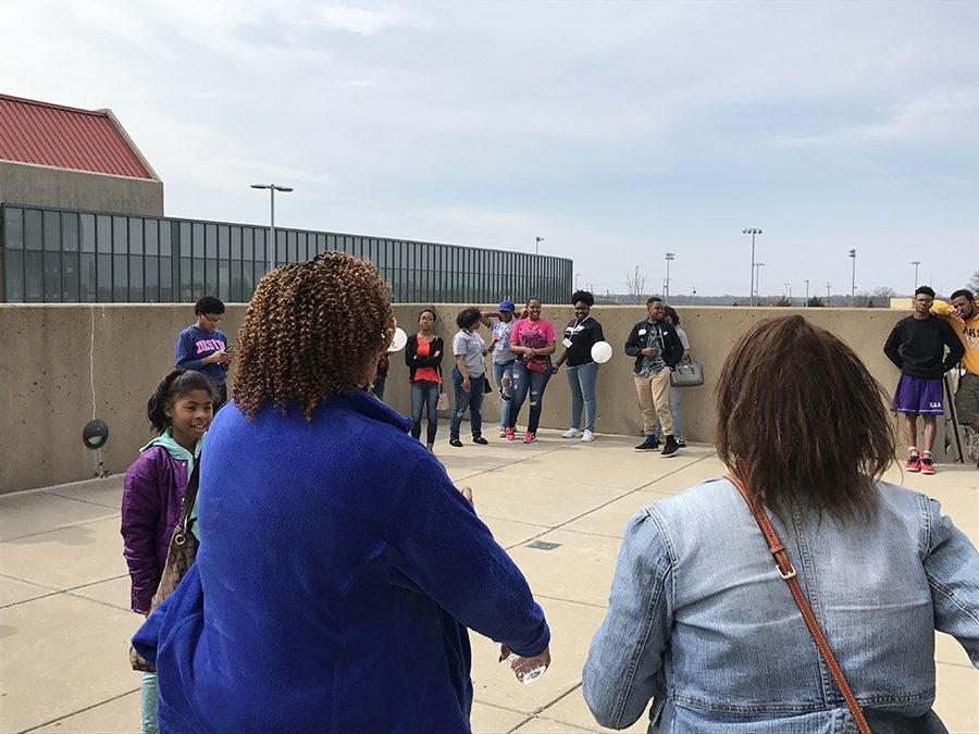 One by one participants released their balloon honoring a loved one who had been affected by cancer.