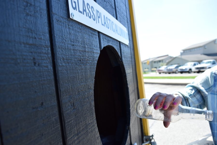 Though recycling centers are on campus, Phinney said that the campus as an unit could be recycling more than they are. 