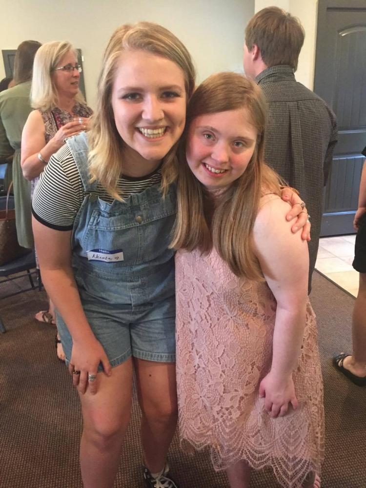 Assistant Arts and Life editor Nicole Browning and Colleen Dixon pose for a picture