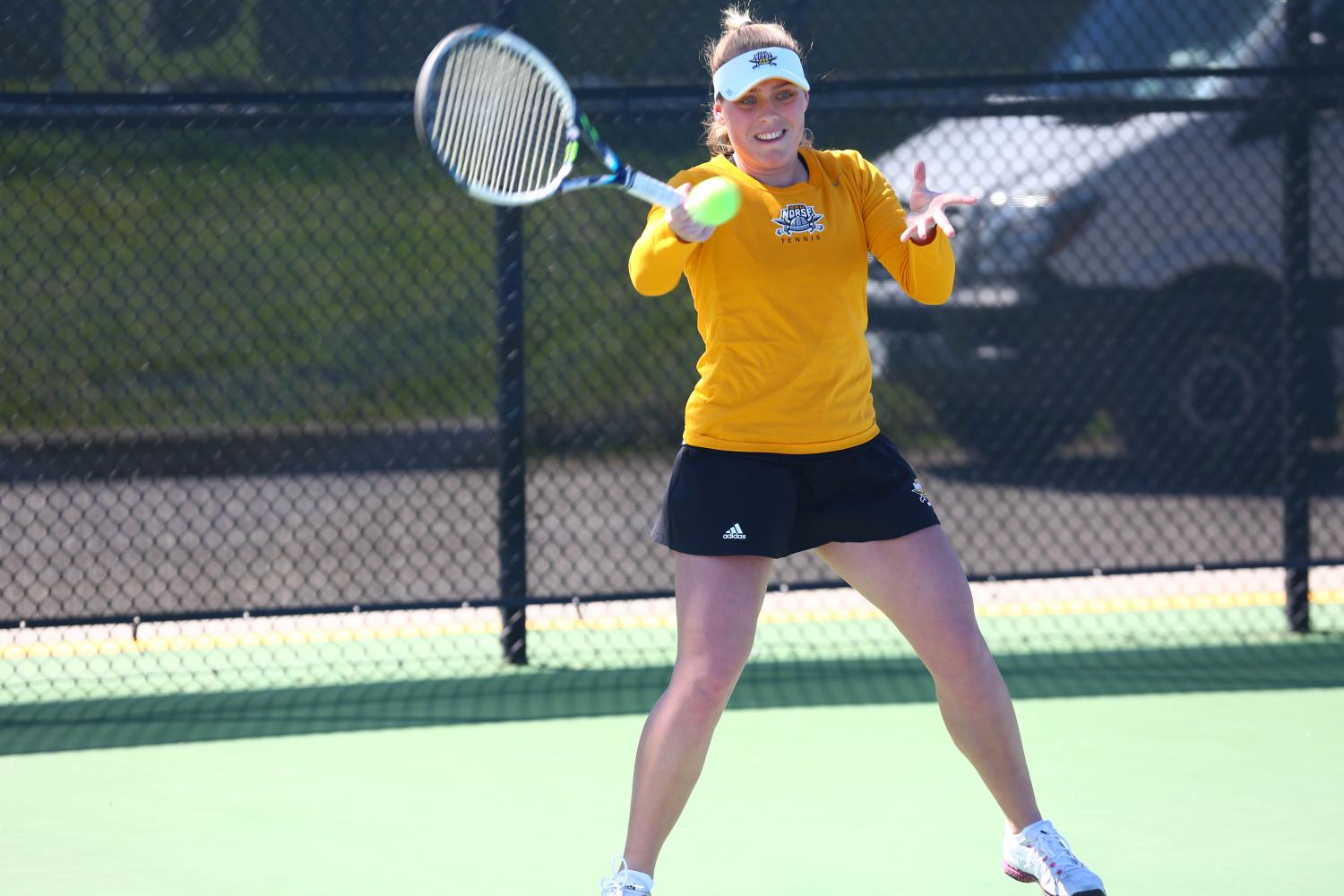 Margita Sunjic was named Horizon League tennis player of the year and Horizon League freshman of the year.