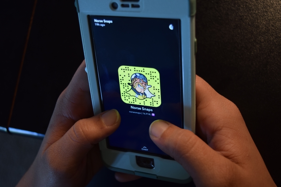 Norse_Snaps is an anonymous account on Snapchat; the posts target the NKU student body.  