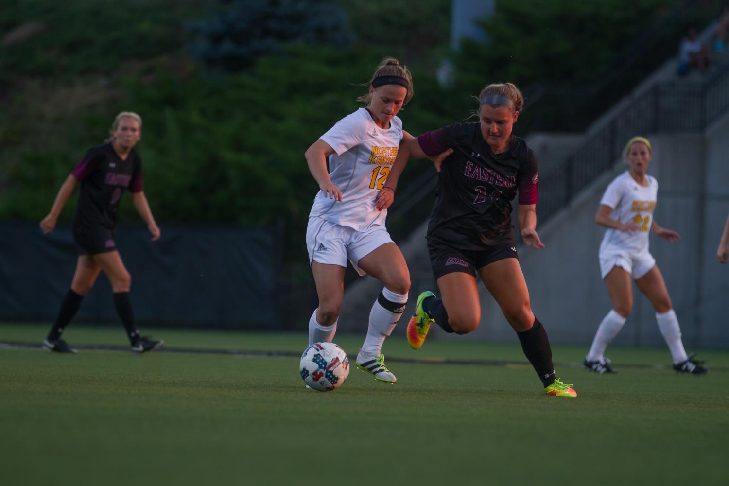 Jessica Frey scored the game winning goal against EKU Friday night.