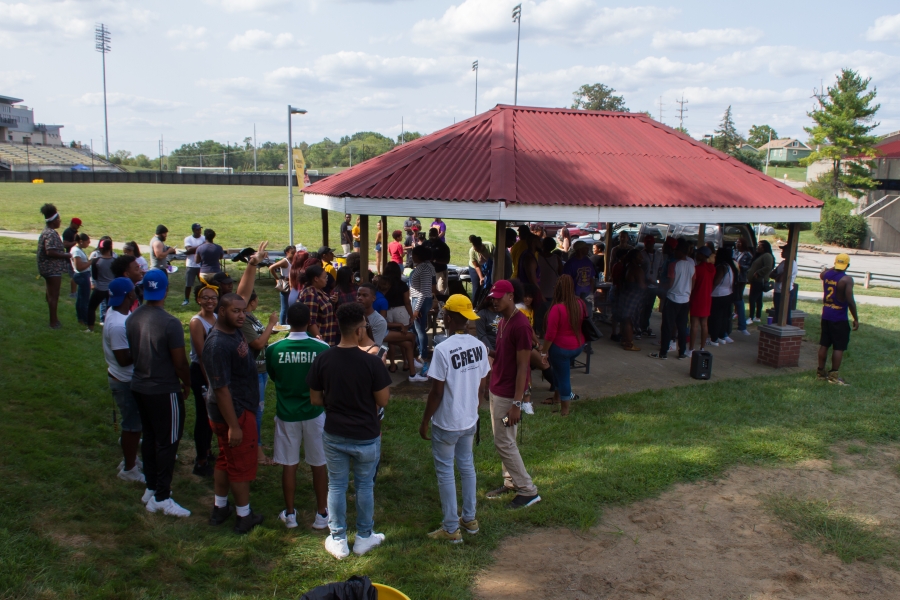 Welcome to Black Week kicked off with a tailgate behind the soccer complex. 