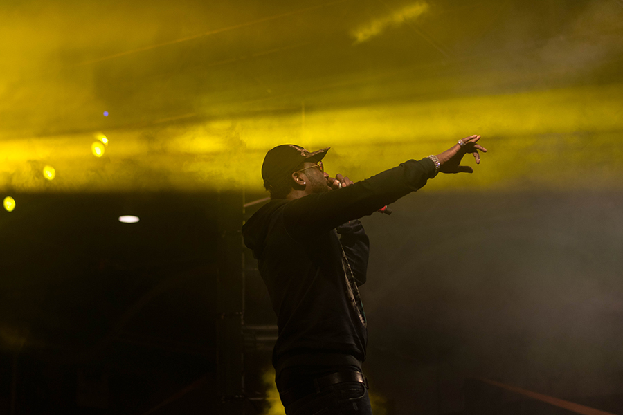 Gucci Mane's set started behind schedule but, was packed full of his biggest hits and feature verses.