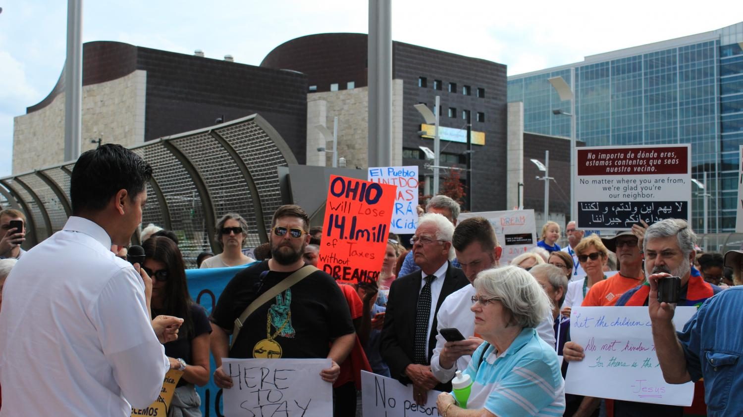 NKU+students+protest+Sept.+5+DACA+decision