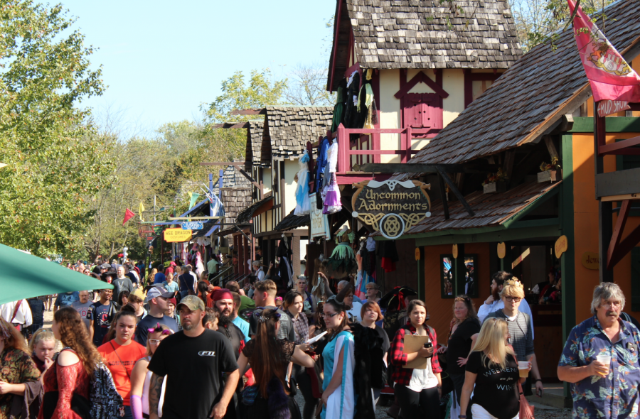 The Harveysburg festival grounds now include a new market square and comedy theater.