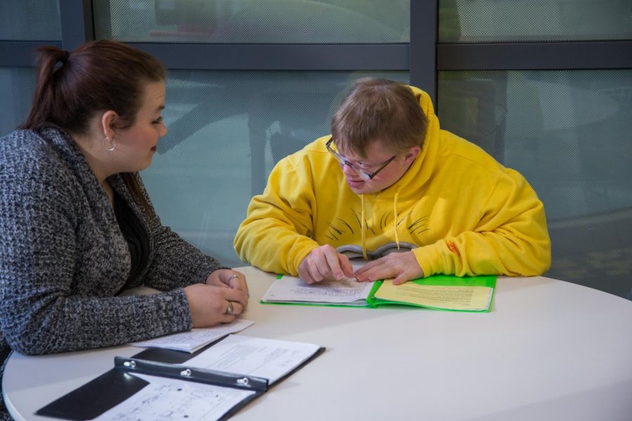 NKUs SHEP program links intellectually disabled students with peer mentors. 