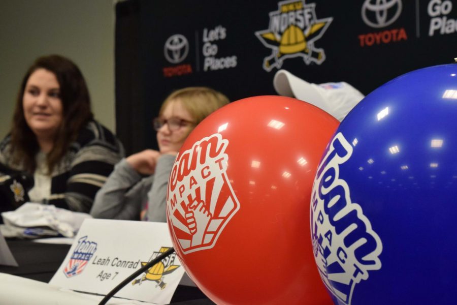 Team IMPACT helped match Leah and Taylor Conrad with the NKU Volleyball Team. The sisters were diagnosed with epilepsy