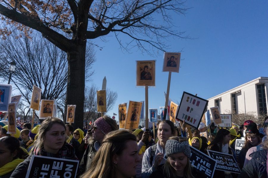 Attendees took to the streets of Washington Jan. 19 to participate in the 45th annual March for Life.