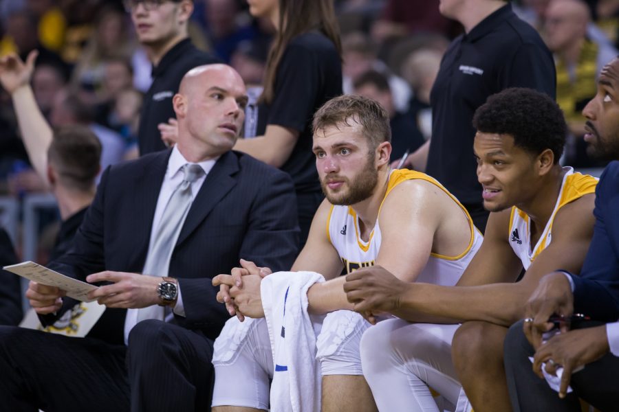 Carson Williams (23) watches on during the game against Wright State.