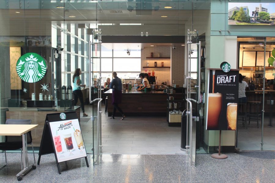 The newly-renovated Starbucks in the Student Union is open 7 a.m. to 9 p.m. weekdays through the semester.