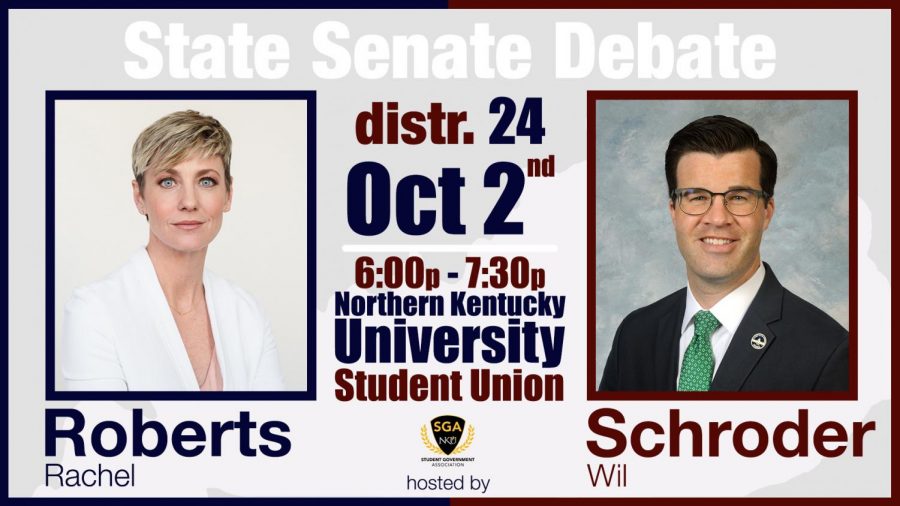 Sen. Wil Schroder and Rachel Roberts are running in NKU's district, which includes Campbell, Bracken and Pendleton counties.