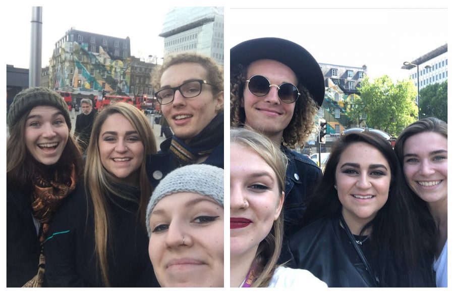 From left to right, a before and after transformation: four friends who'd known each other three days...and four friends who had been through four months of growing, experiencing and fun together.