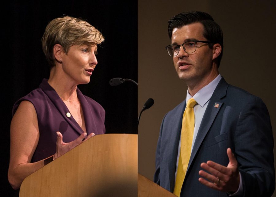 GALLERY: Wil Schroder, Rachel Roberts debate at NKU Student Union