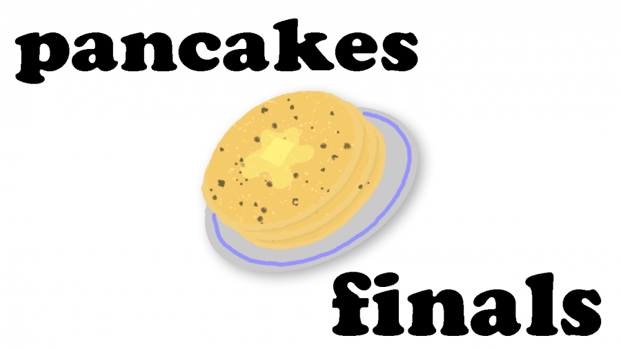 Find the buffet pancake bar at the Baptist Student Center from Monday to Wednesday this week.