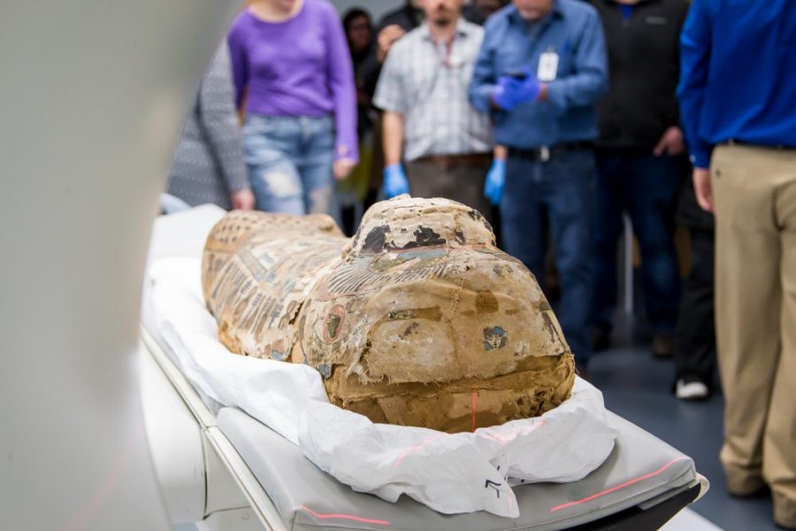 GALLERY: Ancient mummy analyzed at Health Innovation Center