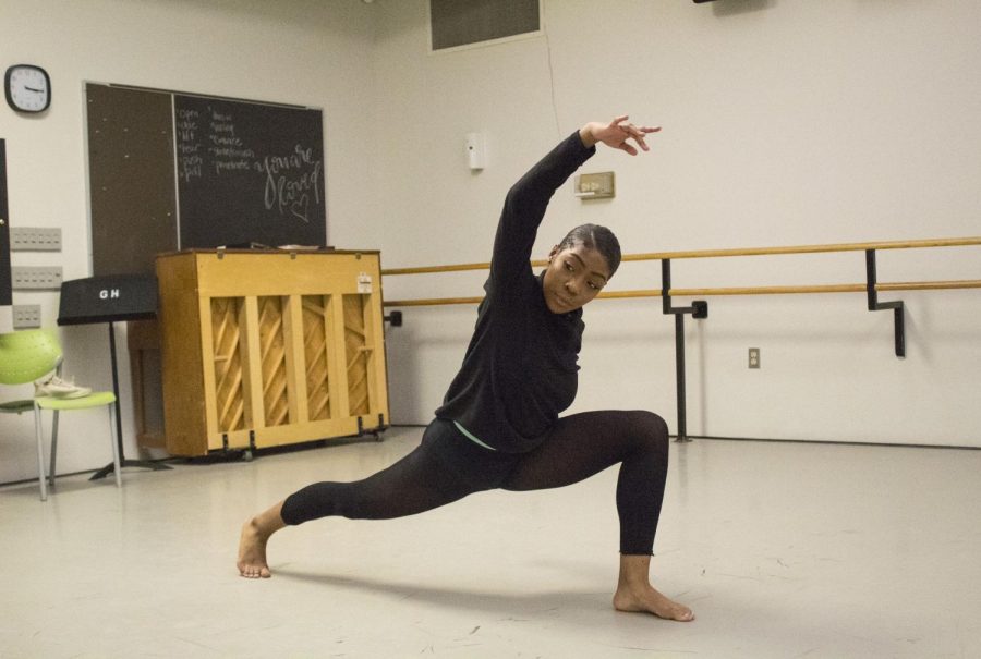 Dance major Lavette Patterson has practiced ballet since she was 3 years old. 