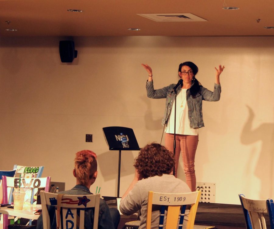 Special guest Katie Kramer dazzled at NKUs 6th annual Open Mic Night.