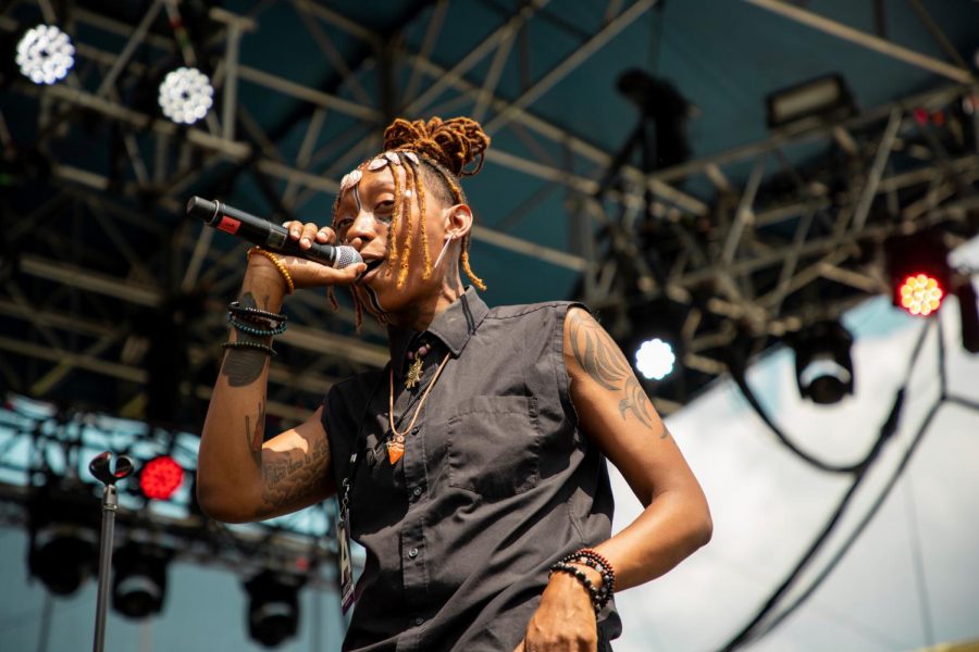 Triiibe was the second group to play on the Sawyer Point Stage on Sunday.