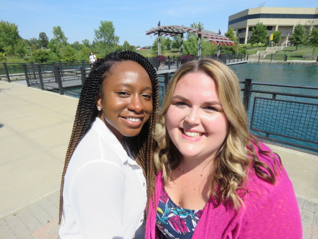 Chantelle Thompson and Brittany Combs are student counseling interns at Health, Counseling and Student Wellness.