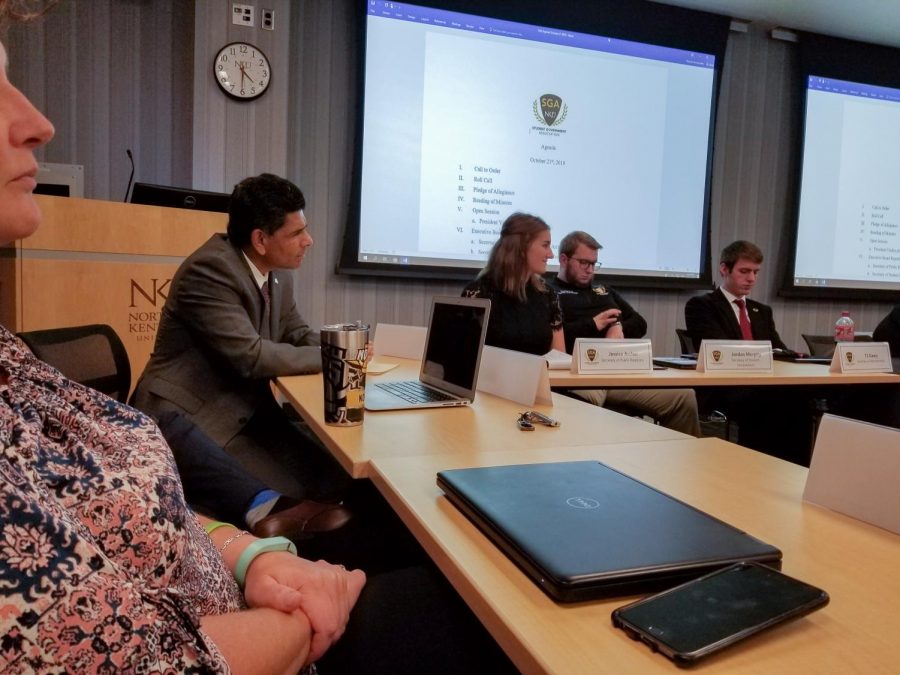 President Vaidya attended the Oct. 21 meeting. Vaidya said, “I do believe that great ideas can come from anywhere, as long as they keep the students front and center."