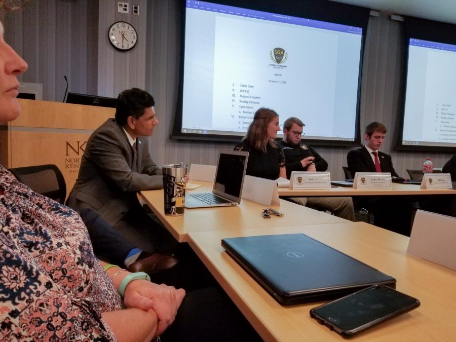 President Vaidya attended the Oct. 21 meeting. Vaidya said, “I do believe that great ideas can come from anywhere, as long as they keep the students front and center.