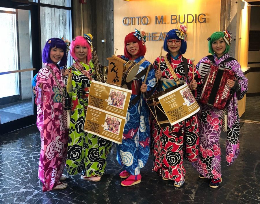 Japanese musical troupe performs in Otto Budig Theater