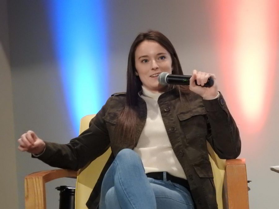 U.S. Women's National Team midfielder Rose Lavelle came to NKU for a Q&A on Thursday night.