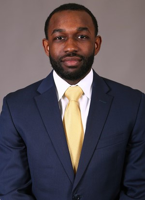 Photo of Assistant mens basketball coach, David Harris, courtesy of the NKU Athletics Department.