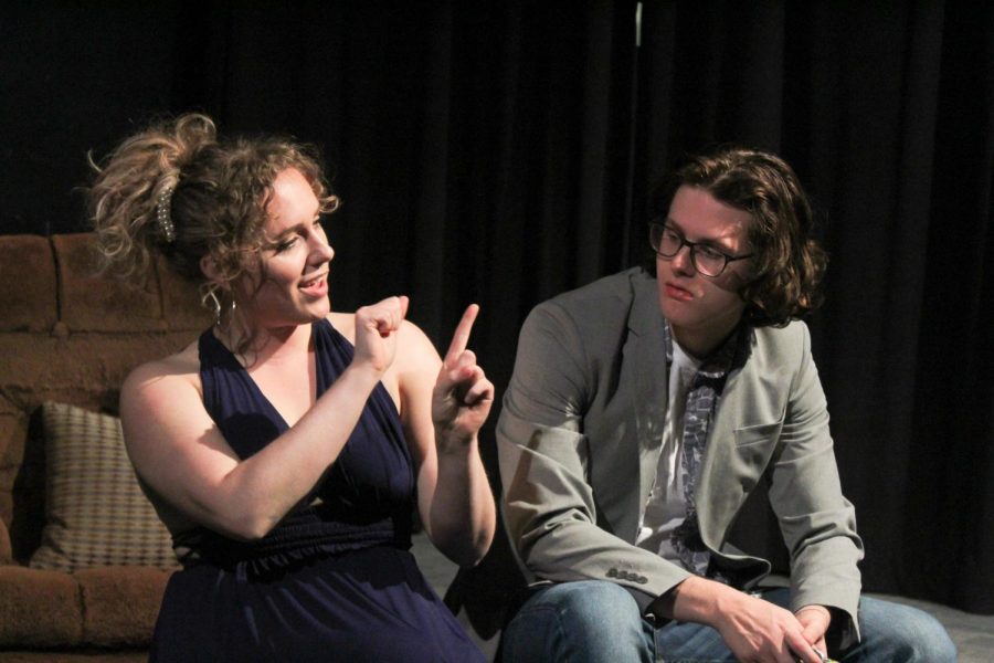 Sylvia begins to teach Billy—portrayed by Halee Hood and Barrett Minks—sign language.