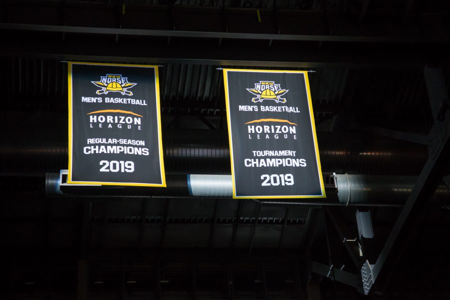 New Banners from the 2019 season were introduced before the game against UC Clermont.