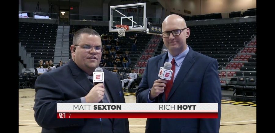 Matt Sexton is a broadcaster for NKU's ESPN3/ESPN+ coverage.