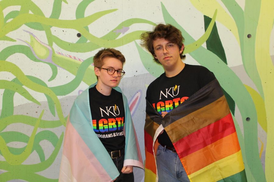 Ray Archer (left) and Austin Adams (right) formed Friends of Dorothy for queer men and masculine-aligned people attracted to men. 