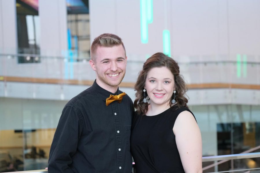 Pictured left to right, Zach Dichtl, vice president, and Katie Estes, president.