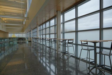 The second floor of the Student Union shortly after the pandemic was declared.