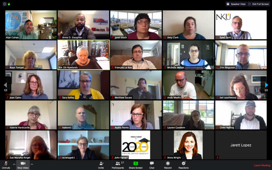 The COVID-19 response task force meets virtually everyday at noon.