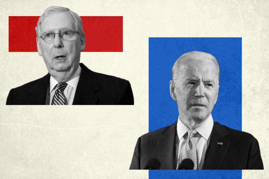 Senate Majority Leader Mitch McConnell and President-Elect Joe Biden.