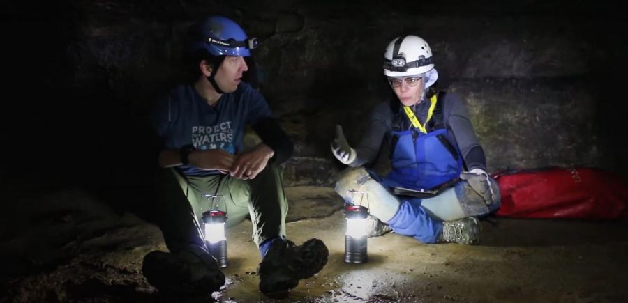 Science Around Cincy host Chris Anderson talks with local geomorphologist Rachel Bosch in the “Mammoth Caves” episode.